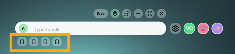 SylphSpeak input area showing four Draft Stash buttons.