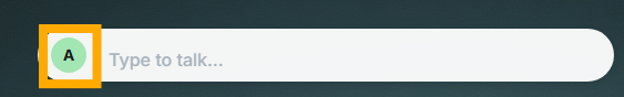 SylphSpeak input bar showing an active route that has real mic passthrough enabled.