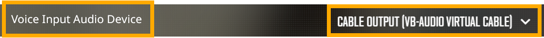 Counter-Strike 2 Voice settings showing Voice Input Audio Device.