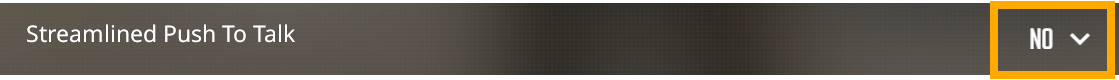 Counter-Strike 2 Voice settings showing Streamlined Push To Talk.