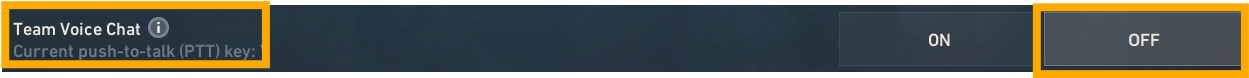 VALORANT Voice Chat settings showing voice channel toggles.