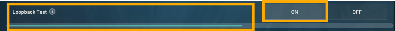 VALORANT Voice Chat settings showing Loopback Test.